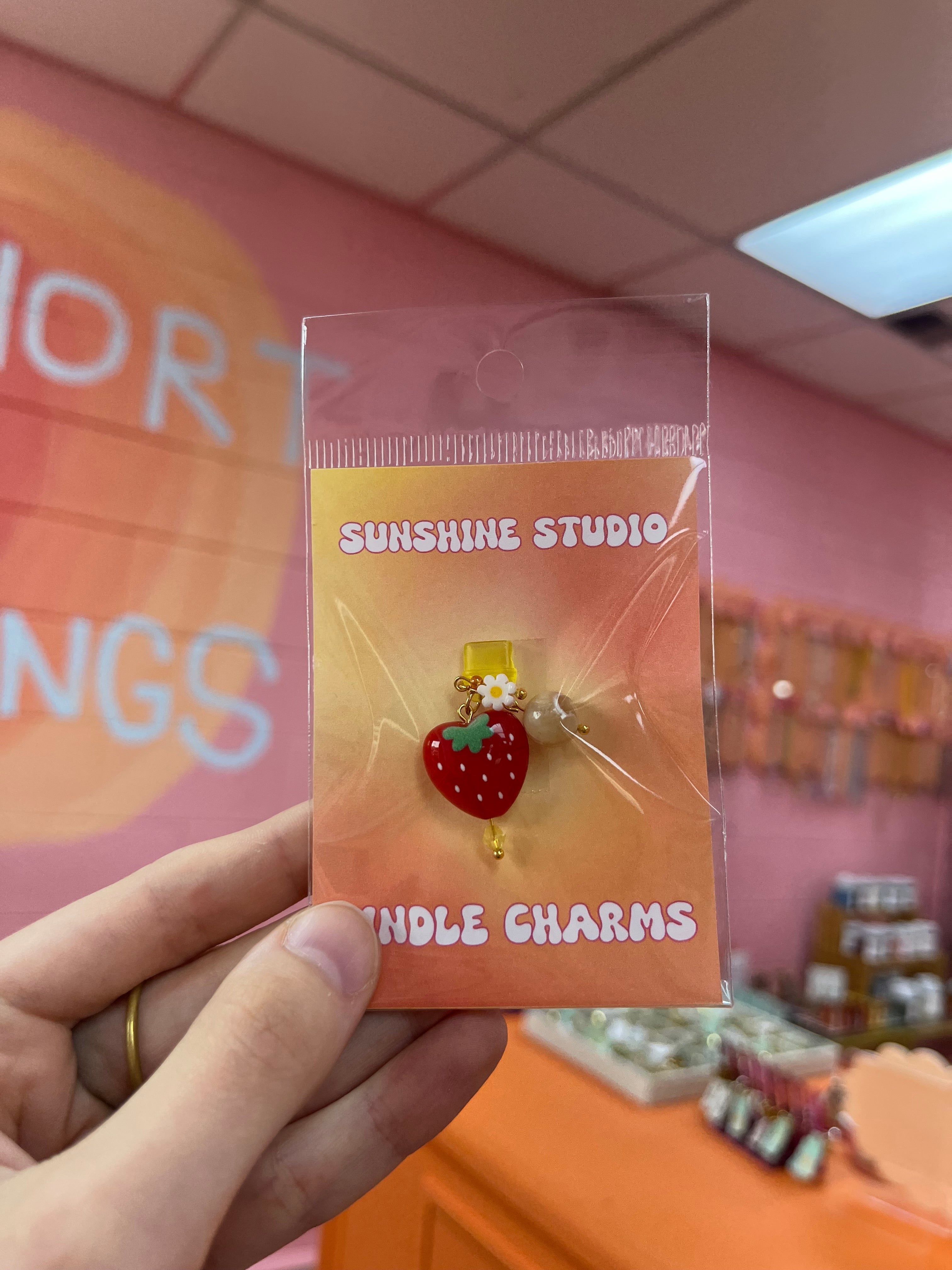 Strawberry Kindle Charm