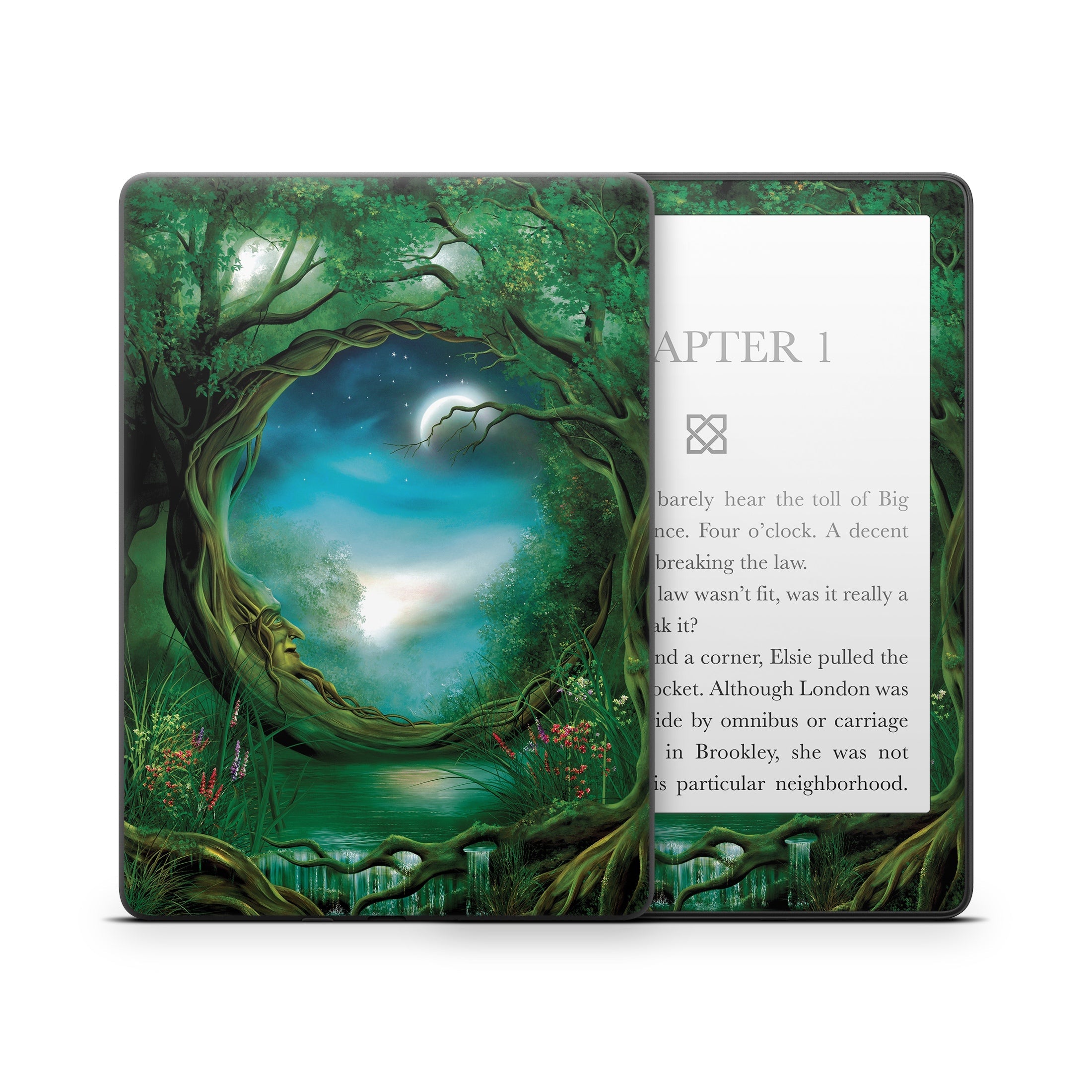Moon Tree - Amazon Kindle Skin